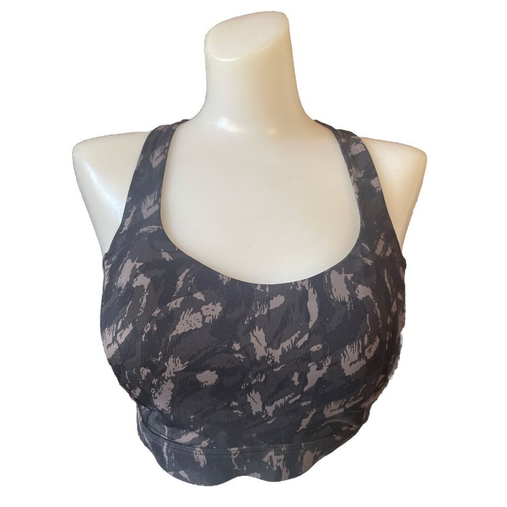 CRZ YOGA Women's Strappy Sports Bra Full Coverage Padded Full Size 168 36D